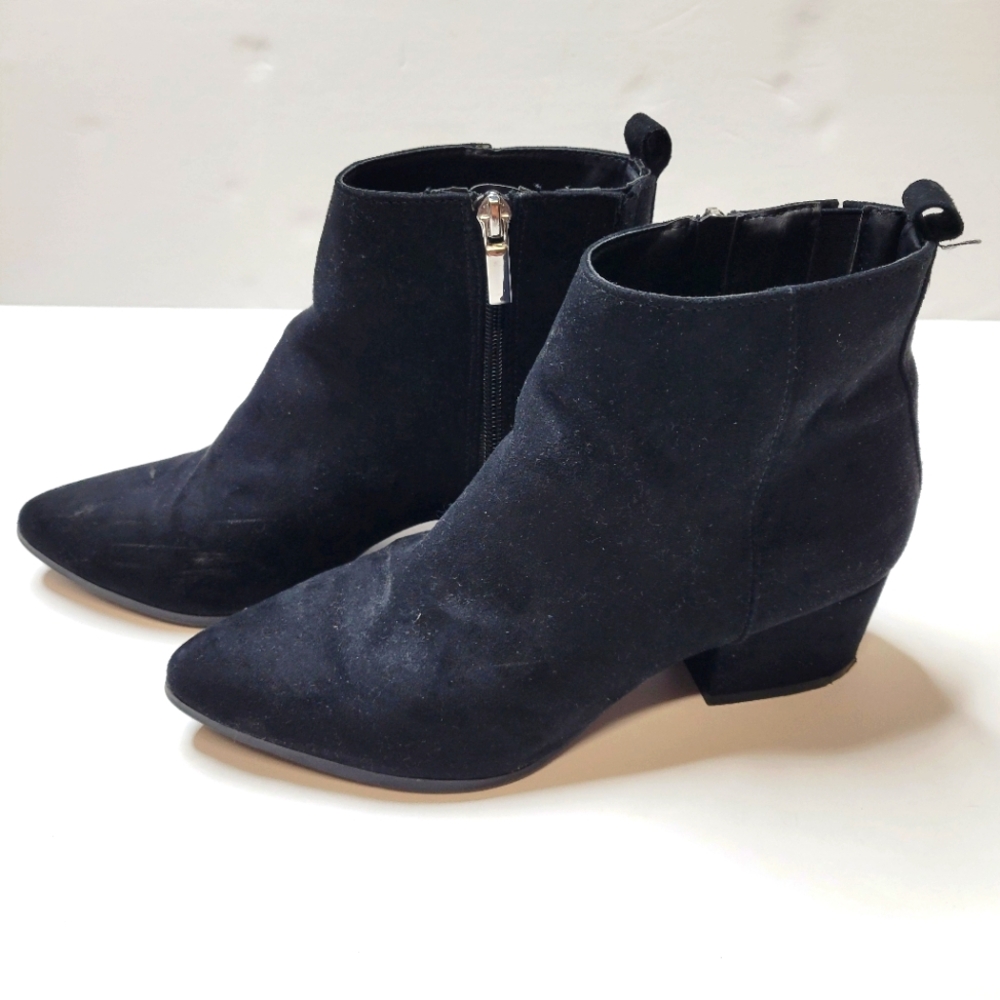 TARGET Black Faux Suede Ankle Boots